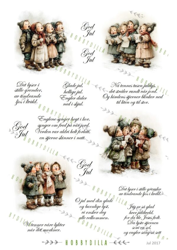 17679.jpg Motivark Jul 2017 M Barn som Synger med Tekst