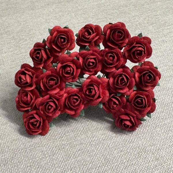 17713.jpg Papirdesign Roser 1,8 cm - Rød