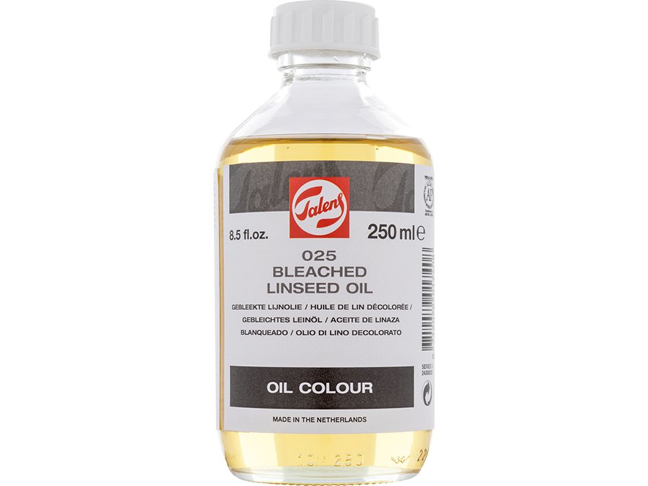 Talens Bleeched Linseed oil 025 – 250ml Bleket Linolje - Bilde 1
