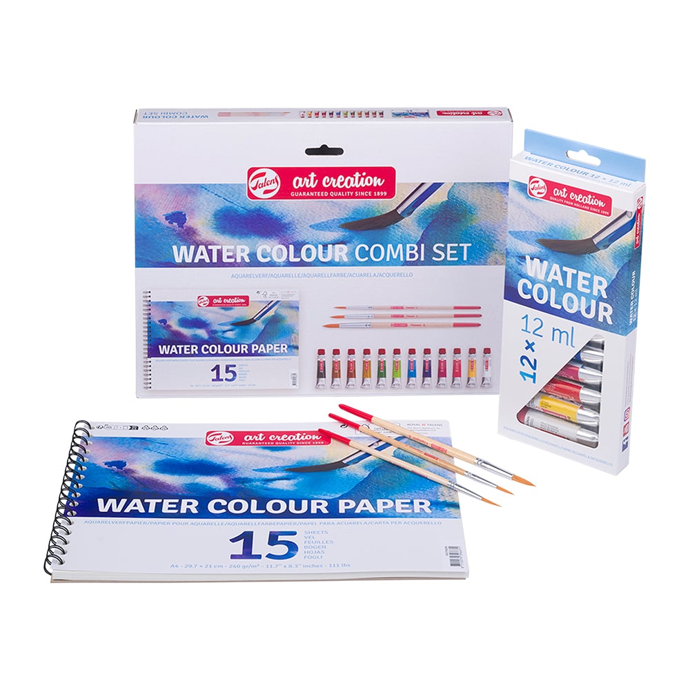 Art Creation Akvarellsett – Paper Combi Set Watercolour - Bilde 2