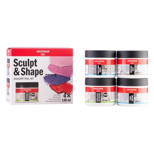 Amsterdam Medium Sett 4x120ml – Sculpt Shape