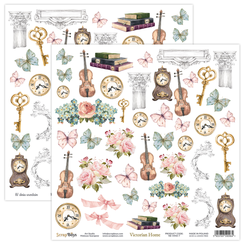 ScrapBoys Victorian Home 7 Klippeark