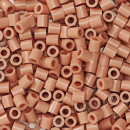 Rørperler Midi 1000 stk. Lakserosa