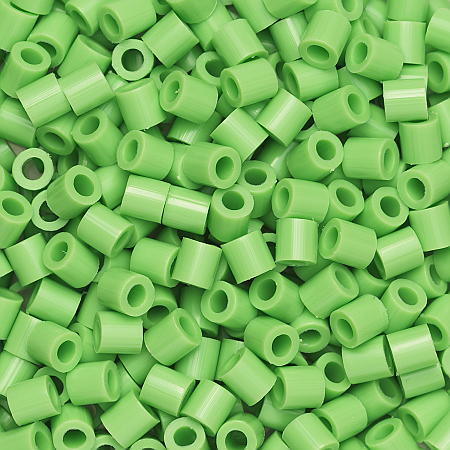 Rørperler Midi 1000 stk. Lys Grønn