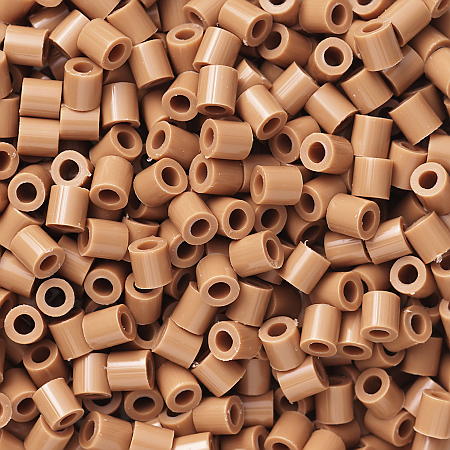 Rørperler Midi 1000 stk. Lys Brun