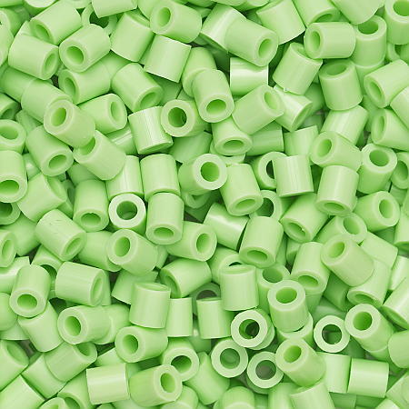 Rørperler Midi 1000 stk. Pastellgrønn
