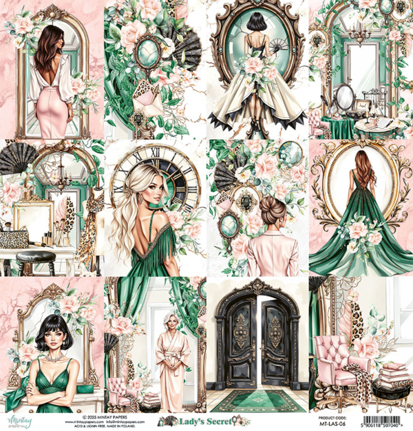 Mintay Lady's 07 12x12 Blokk