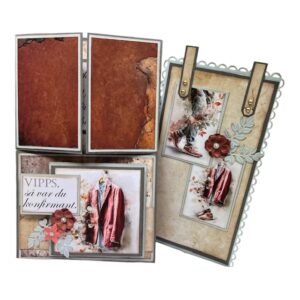 Kit 7 Konfirmasjon Brettekort med tag og klaffer, Gutt - Bilde 2