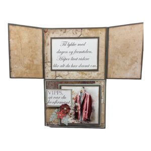 Kit 7 Konfirmasjon Brettekort med tag og klaffer, Gutt - Bilde 3