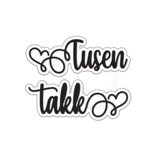 Kort & Godt Dies - Tusen takk 4575