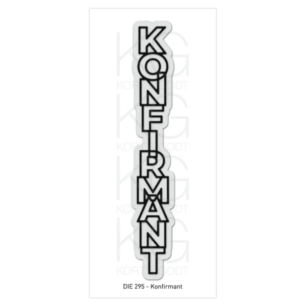 Kort & Godt Dies - Die m skygge Konfirmant 2952