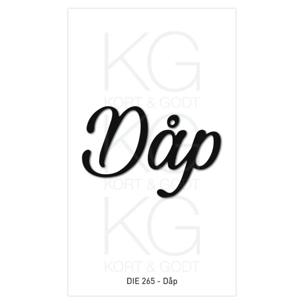 Kort & Godt Dies - Die Dåp 2657