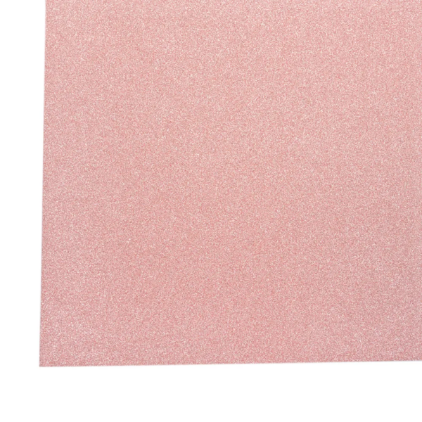 Glitterkartong Varm rosa 4835