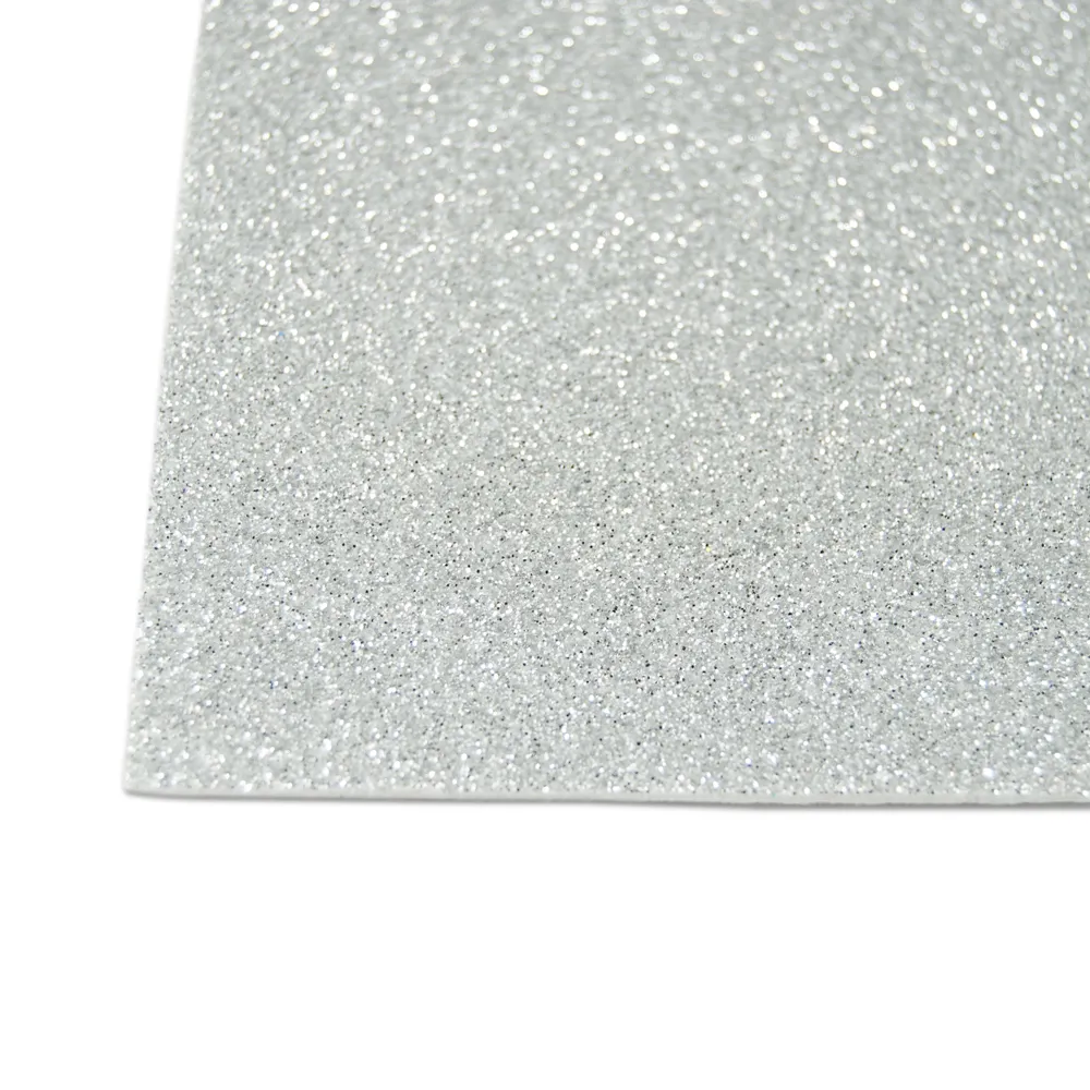 Mosegummi Glitter Sølv 0627 - Bilde 1