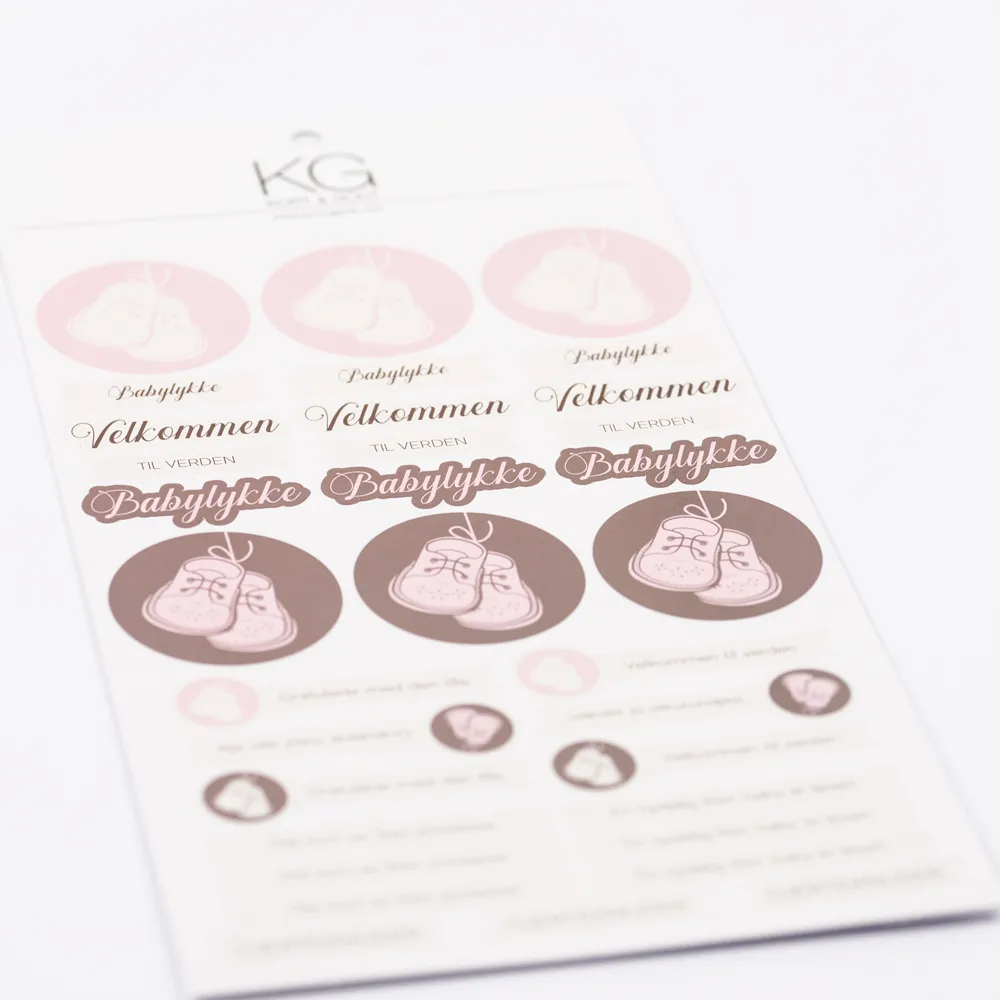 Stickers Baby Rosa 2138 - Bilde 1