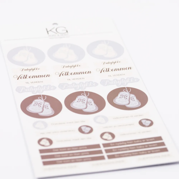 Stickers Baby Lysblå 2145