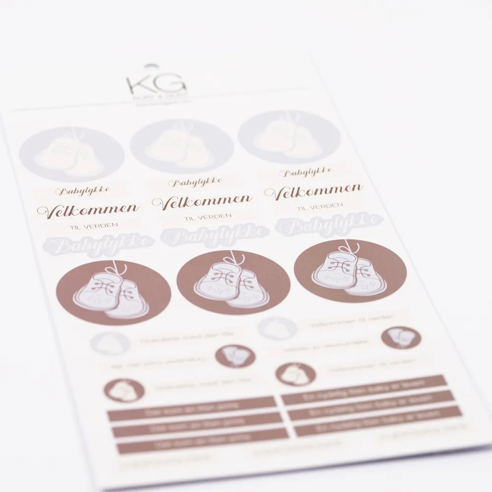 Stickers Baby Lysblå 2145 - Bilde 1