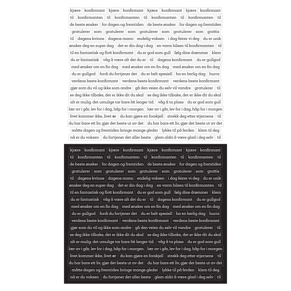 Stickers Konfirmant 6242 - Bilde 1