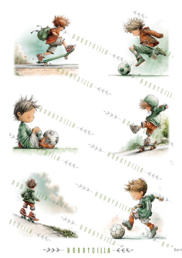 Motivark Barn 2013 M Fotball og Skateboard