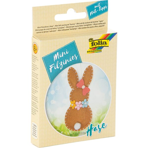 Folia Filtfigur Mini sysett – Påskehare