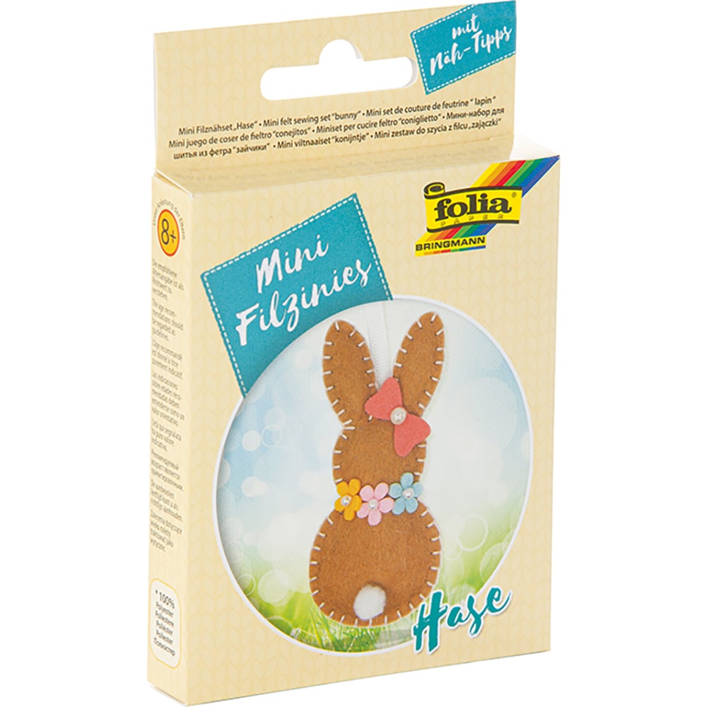 Folia Filtfigur Mini sysett – Påskehare - Bilde 1