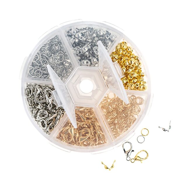 dpCraft Smykketilbehør 500 deler – Sølv og gull
