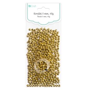dpCraft Perler 5mm 40g – Gull