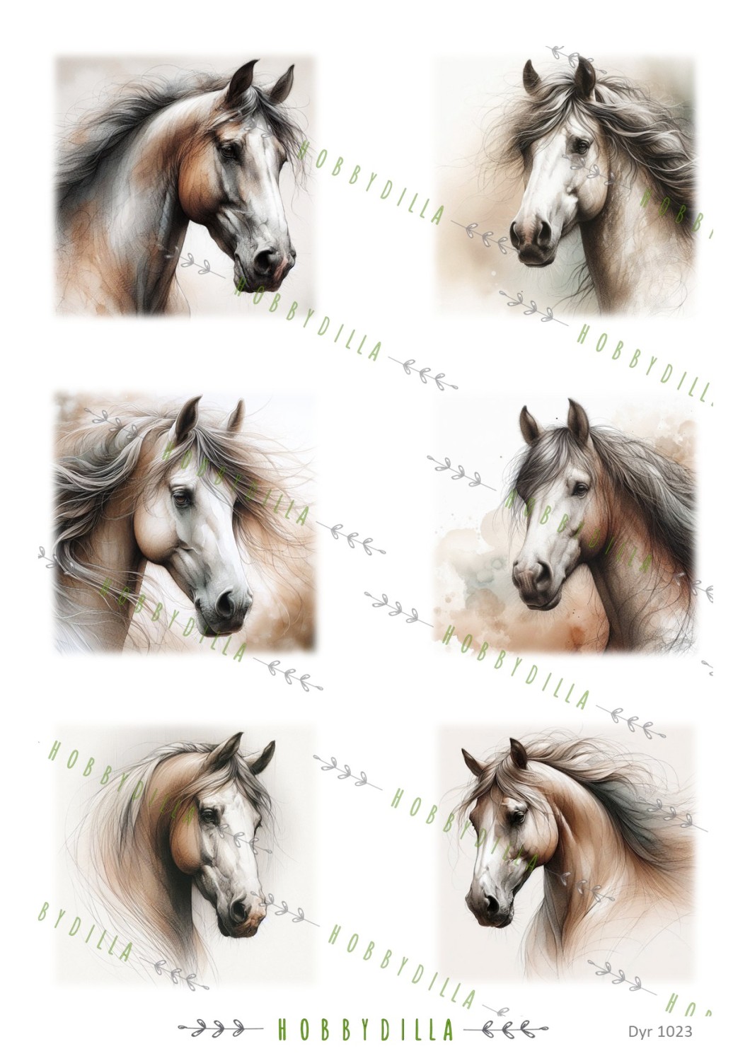 Motivark Dyr 1023 M Hester - Bilde 1