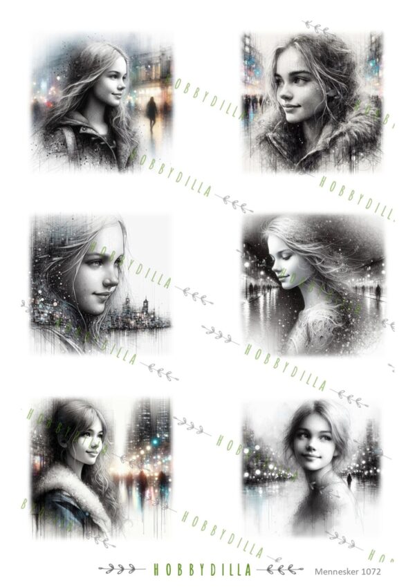 Motivark Mennesker 1072 M Byjenter