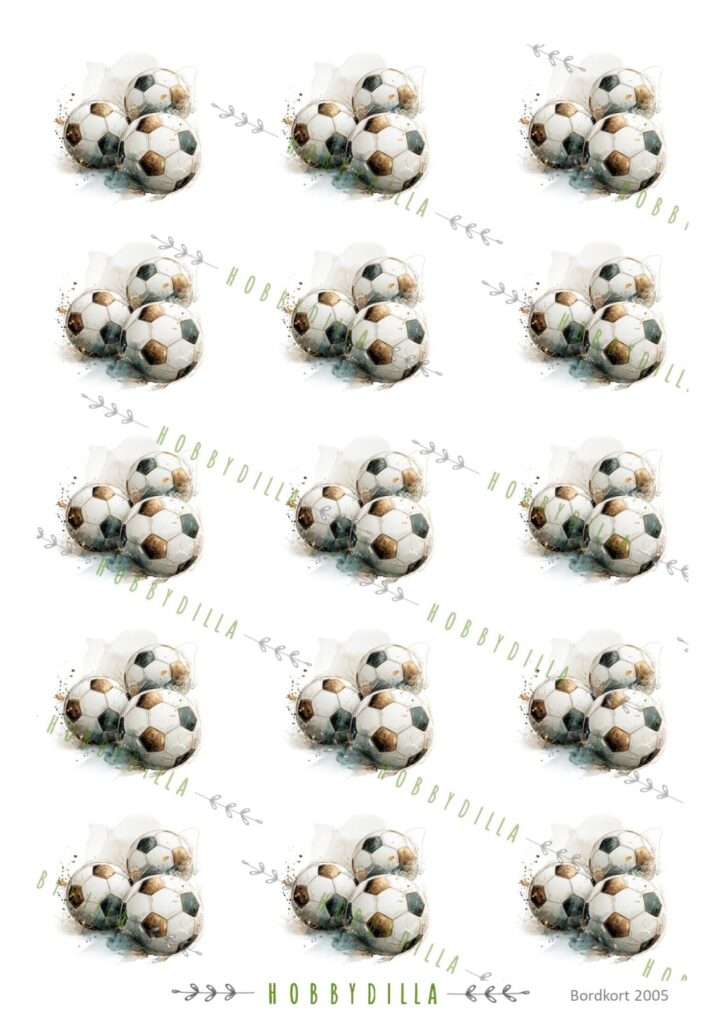 Motivark Bordkort 2005 M Fotball