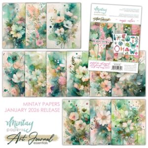 Mintay  Art Journal Paper Pad - Magic Colors - Bilde 3