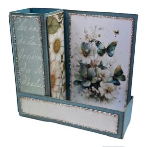 Kit 13 Bordkort med søyle - Grønne Sommerfugler - Bilde 2