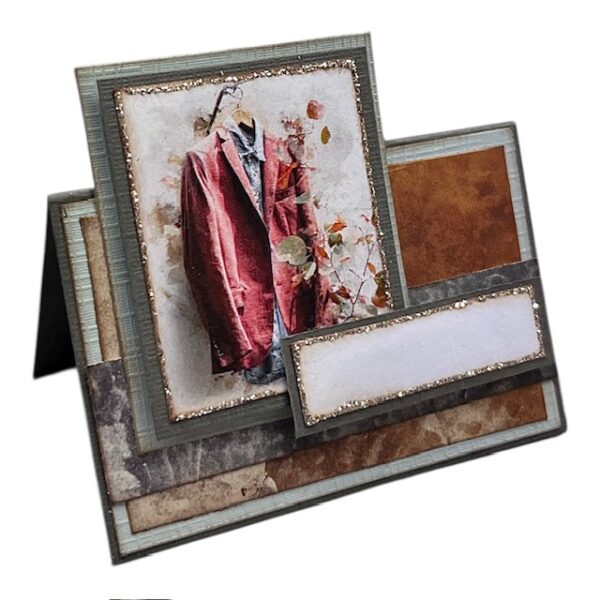 Kit 15 Enkelt Bordkort  - Rød Jakke