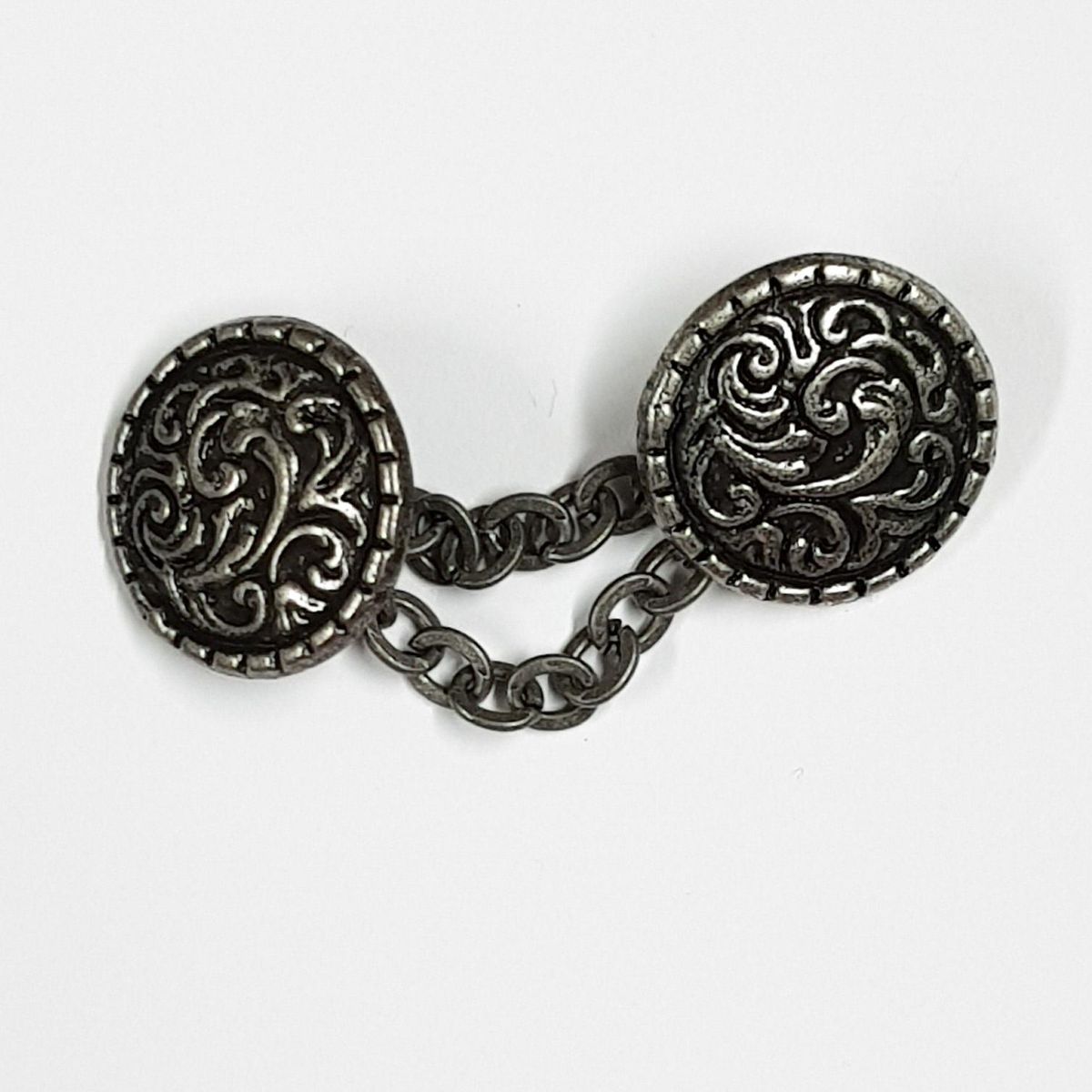 Tinnknapp Seljord  Seljord med kjede 17mm - Bilde 1