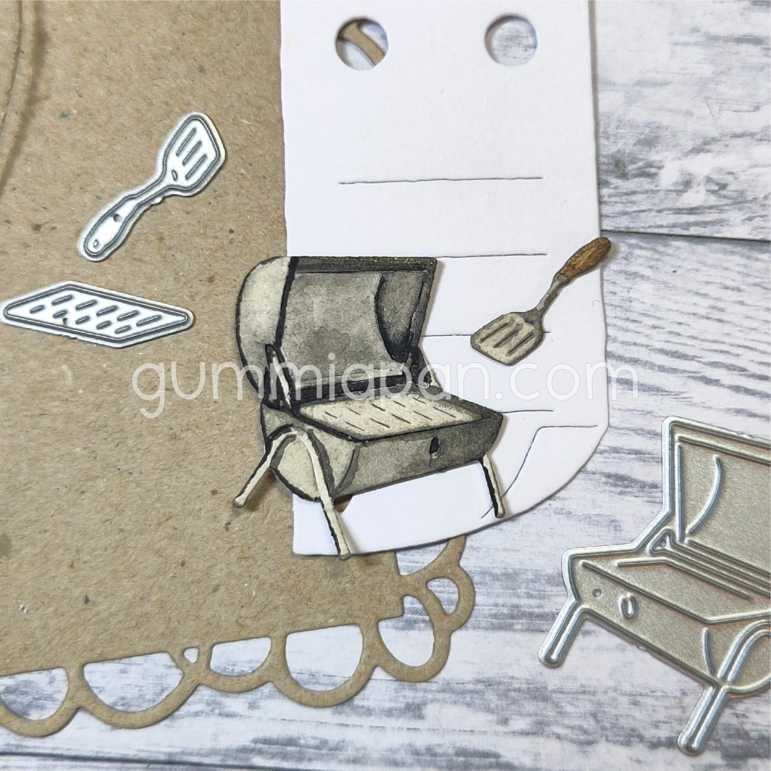 Gummiapan Die Liten Grill - Bilde 1