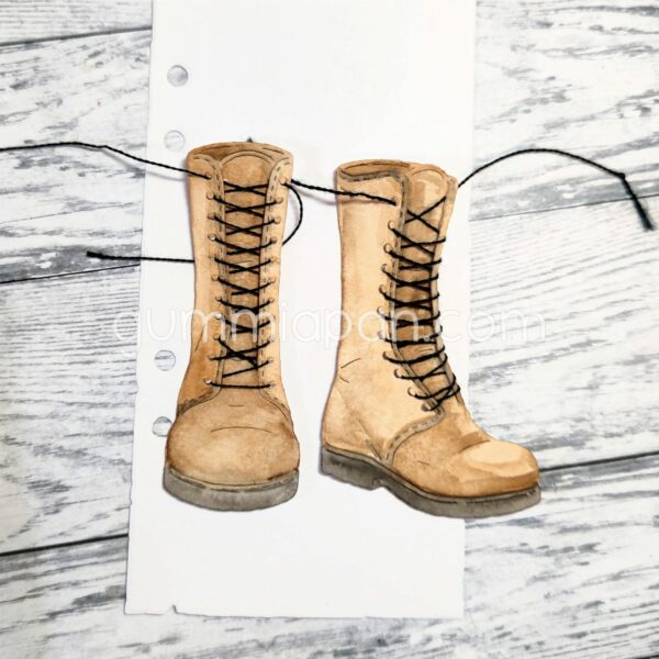 Gummiapan Dies Støvler