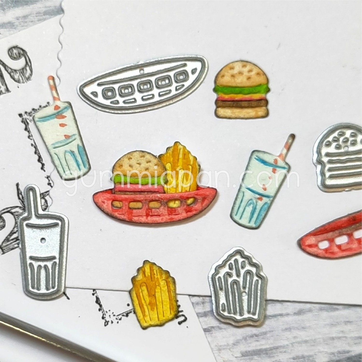 Gummiapan Dies Hamburger - Bilde 1