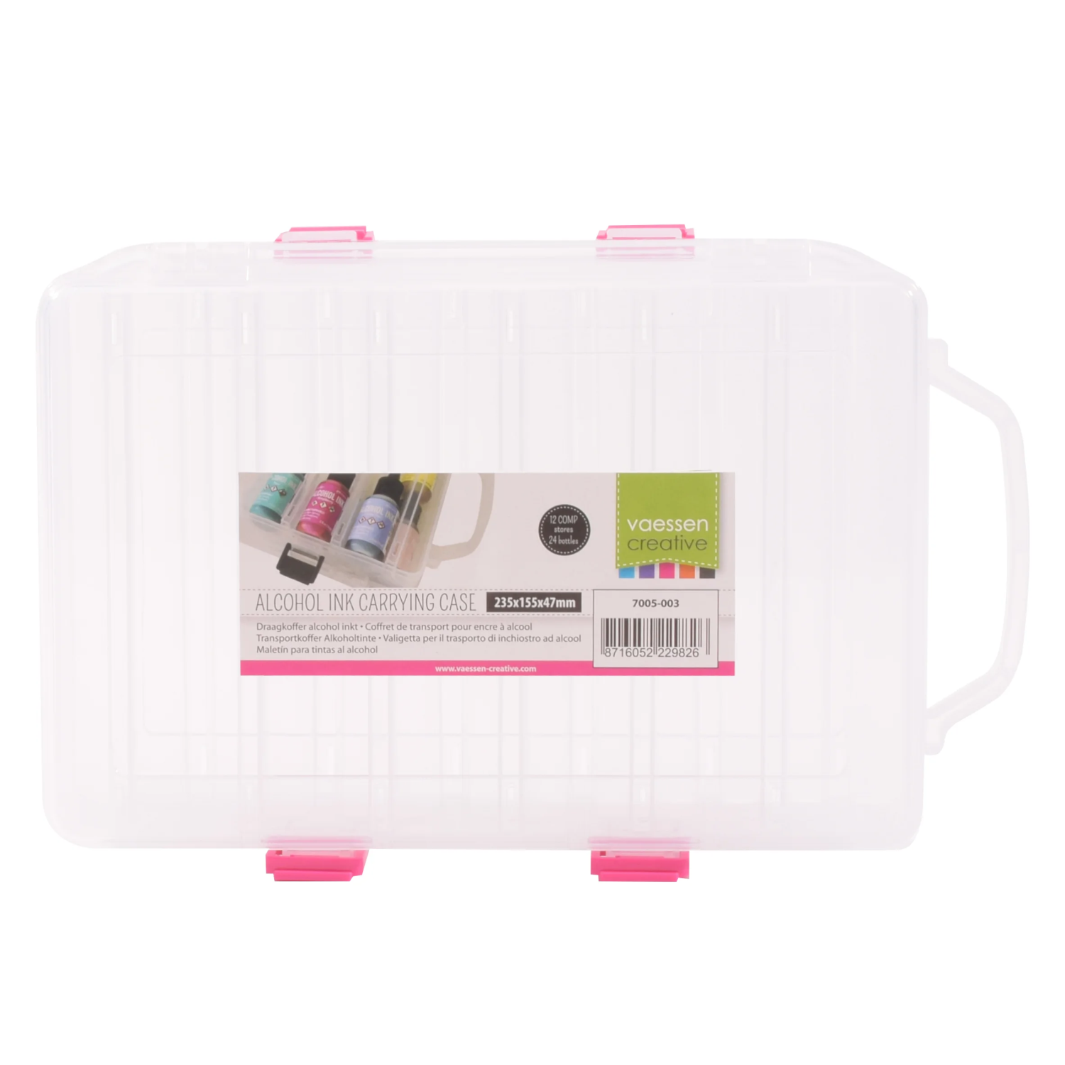 Vaessen Creative • Alcohol ink storage case 23,5x15,5x4,7cm - Bilde 3