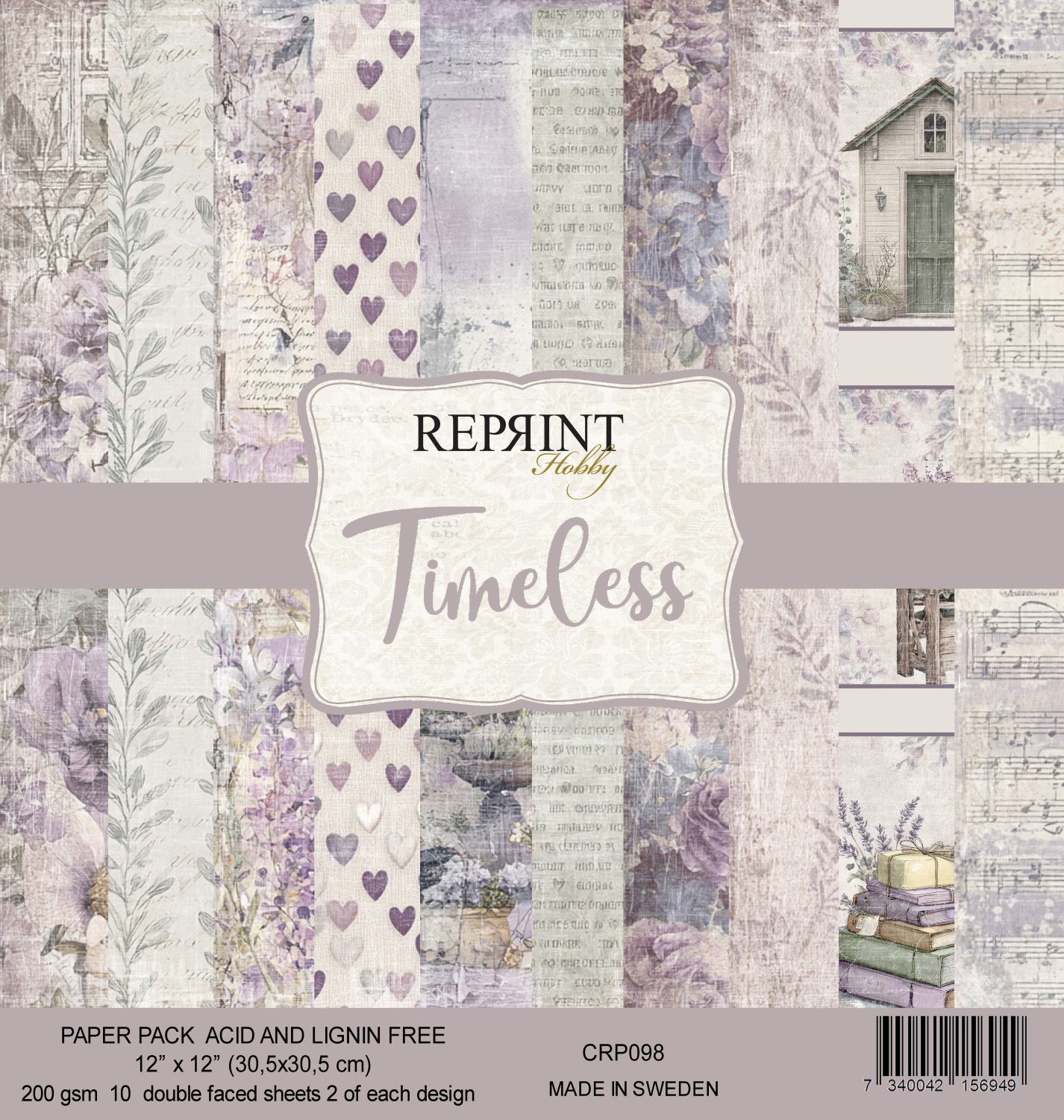 Reprint Timeless Collection Paperpack - 12X12 blokk - Bilde 1