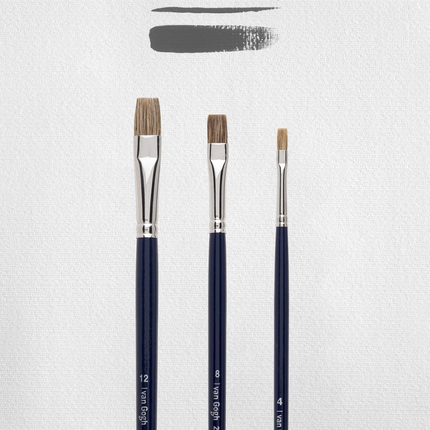 Van Gogh • Oil & Acrylic Brush Set Series 234 nr.4-8-12 3pcs - Bilde 1