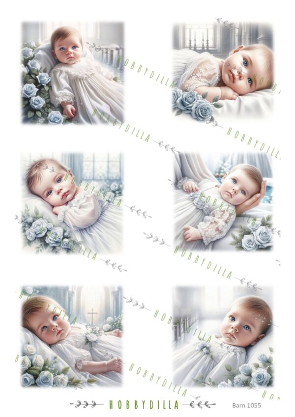 Motivark Barn 1055 M Dåp Gutt