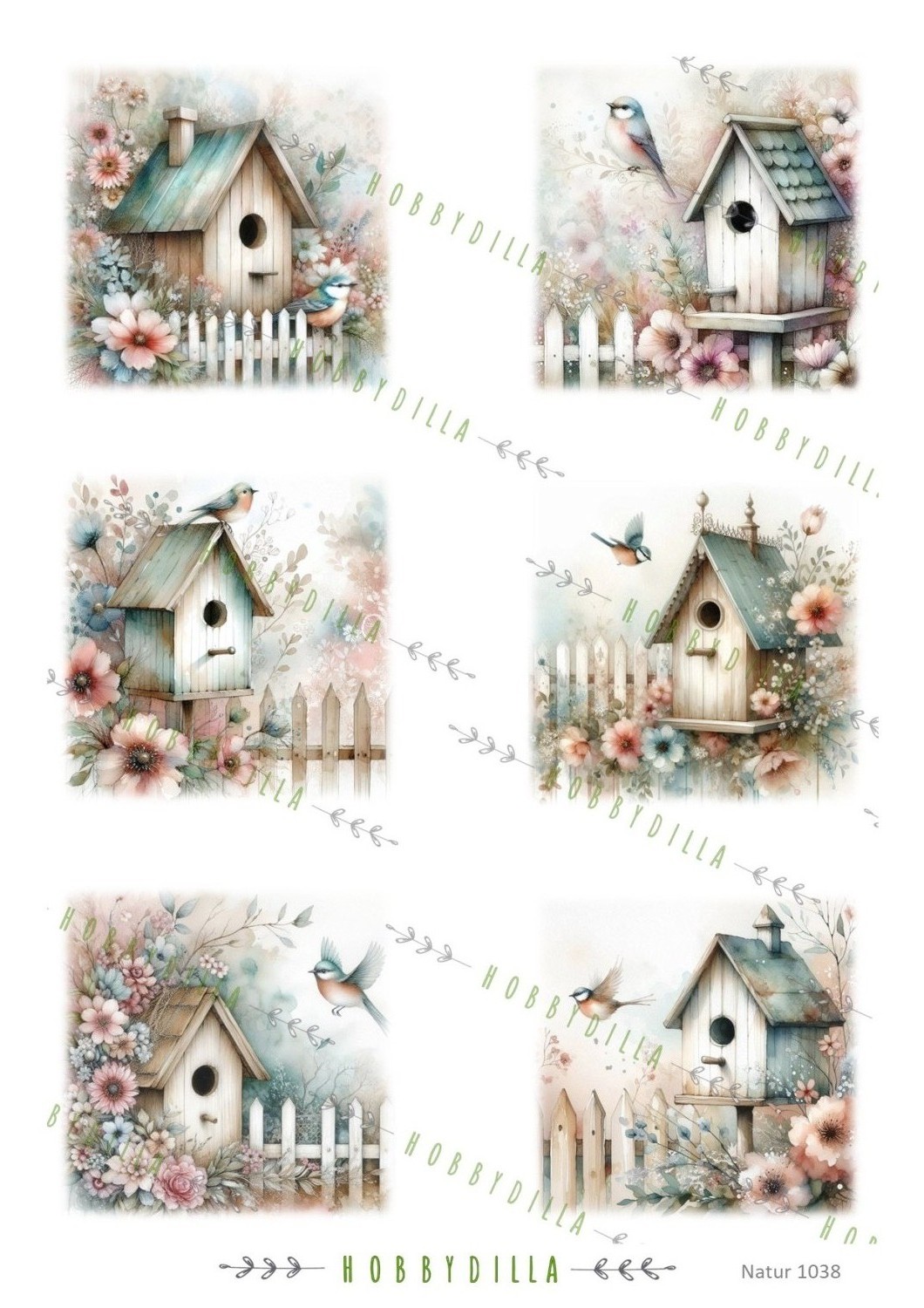 Motivark Natur 1038 M Fuglehus - Bilde 1