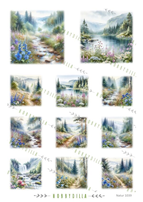 Motivark Natur 1039 M Skog