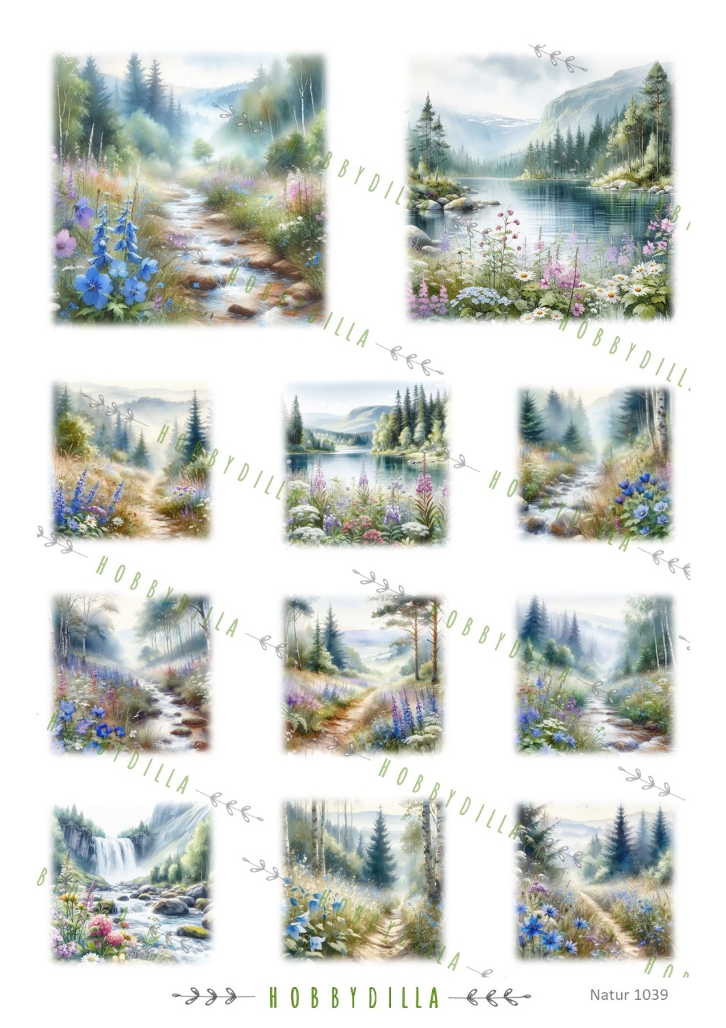 Motivark Natur 1039 M Skog - Bilde 1