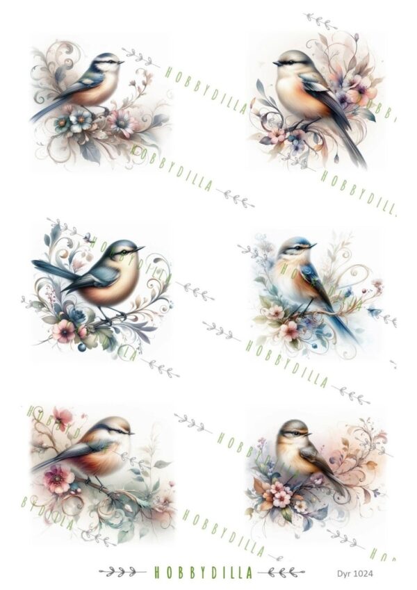 Motivark Dyr 1024 M Fugler