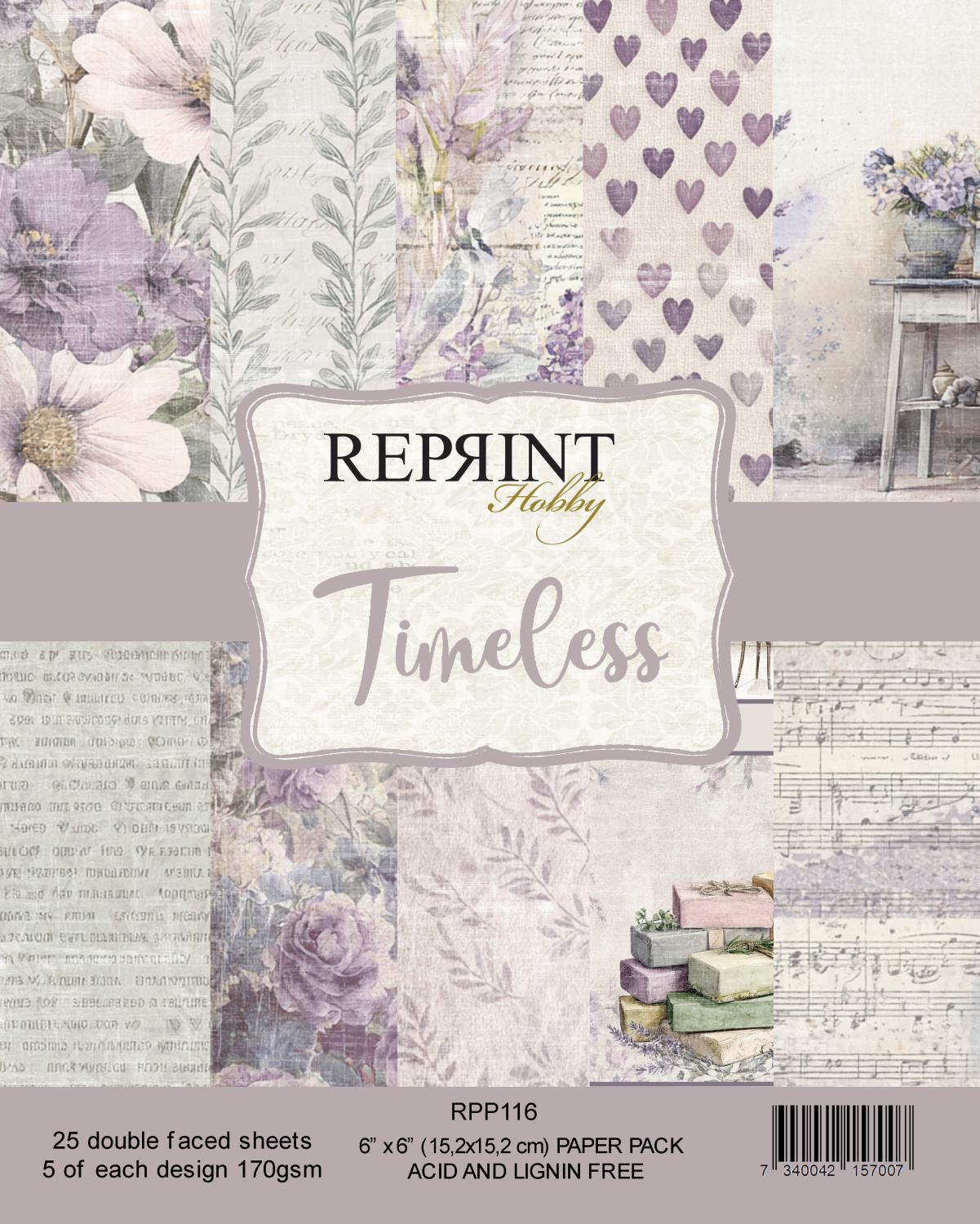Reprint Timeless Moment Collection - 6x6 Blokk - Bilde 1