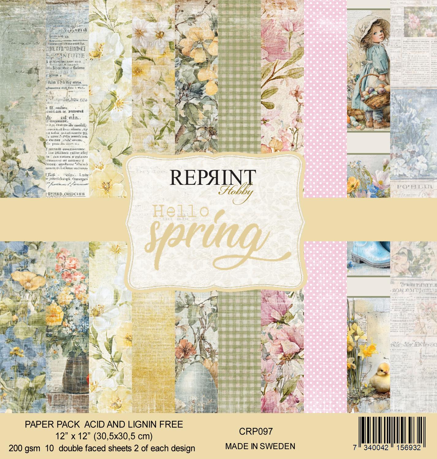 Reprint Hello Spring Collection - 6x6 Blokk - Bilde 1