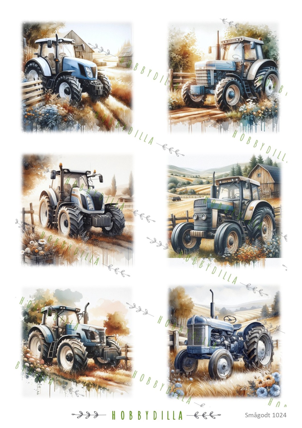 Motivark Smågodt 1024 M Traktor - Bilde 1