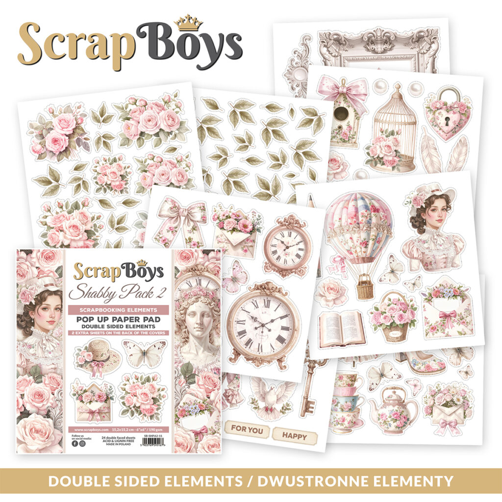 ScrapBoys Shabby Pack 2 - 11 Pop Up