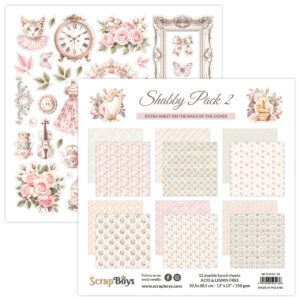 ScrapBoys Shabby Pack 2 - 08 12x12 Blokk - Bilde 2